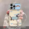 Adequado para Transformação Instantânea em Apple 18 Pro Max Dachshund Bordado Desenho de Linha Filhote Pulseira Capa de Celular iPhone Personalização