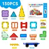 Al por mayor transfronterizo Pieza magnética de color para ventana Bloques de construcción Magnético fuerte Amazon Niños y niñas Castillo educativo ensamblable Juguetes