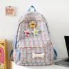 Otoño e Invierno nuevo estilo occidental todo a juego mochila libro rojo pequeño mismo estilo moderno lindo gran capacidad bolso de hombro artístico