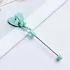 Gancho adesivo DIY em formato de coração para copos de água de mesa, pingente de gancho adesivo, fivela de metal em formato de coração sem furos, atacado do fabricante