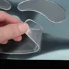 Conjunto de Adesivos Triangulares de Silicone Autoadesivos em Formato de Coração, T, para Peito, Olhos, Testa, Queixo, Rosto, Pescoço