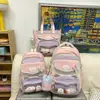 Mochila Escolar Japonesa para Niñas Estudiantes de Secundaria Gran Capacidad Bolsa para el Dolor Mochila Linda Mochila Transparente Estudiante de Preparatoria Bolsa de Viaje