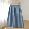 One Piece Shot Girl Nueva Camisa China de Manga Corta para Niña Pantalones Anchos de Color Sólido Estilo Nacional para Niños Ropa de Verano para Niños Grandes
