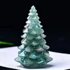 Adorno para Árbol de Navidad Cristal Natural Piedra Bruta Talla de Pino Decoración para Festival en Casa Venta al por Mayor Dropshipping