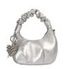 2025 Nuevo Bolso de Mano Plisado Nicho Estilo Coreano Bolso de Hombro Dulce de Verano para Mujer Bolso Cruzado de Cadena a la Moda