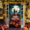 Pegatinas de Puerta de Halloween Temu, Cubiertas de Puerta, Tela de Decoración de Fondo, Decoración de Atmósfera de Terror, Fábrica de Origen, Tela de Decoración de Halloween