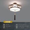Luz de Pasillo Antigua China Luz de Corredor Luz de Entrada Madera Maciza China Pequeña Luz de Techo led Iluminación de Balcón Estilo Chino