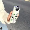 Serie de dibujos animados lindos de moda simple para niños adultos Resistente a caídas resistente al calor oso lindo taza de vacío con pajita transparente panda