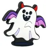 Série Fantasma de Halloween Caneta com Contas Patch Espesso Dupla Face Cola Macia de PVC Contas Queimadas Corrente de Celular DIY Acessórios Perfurados