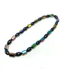 Pulsera de Obsidiana Pulsera Magnética de Piedra Negra Joyería TikTok Xiaohongshu Celebridad de Internet Pulsera Transfronteriza Popular Piedra de Hierro Negra