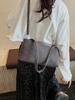 Bolsa Retro Versátil Mate, Bolso Nuevo de Nicho, Bolso Cruzado, Bolso Cuadrado Pequeño para Mujer de Uso Diario, Bolso de Hombro