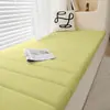 Cojín a Medida de Fábrica para Ventana Saliente con Bordes Colgantes, Tela de Terciopelo Teddy, Extraíble y Lavable, Adecuado para Todas las Estaciones, Cojín para Asiento Tatami de Balcón de Dormitorio