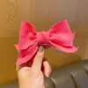 Presilha de Cabelo Laço 3D Colorido Doce Princesa Tendência Versátil Presilha Superior para Rabo de Cavalo Grampo de Cabelo de Tecido
