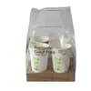 Bolsas Portátiles para Té de Leche de Cuatro Tazas, Bolsas Transparentes de Empaque para Llevar de Alta Presión, Bolsas Tipo Chaleco para Bebidas de Café Horneado, En Stock de Alta Presión