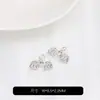 Pingente de asas de amor com zircônia incrustada em ouro 14k pulseira de cristal DIY feita à mão colar pingente de contas acessórios de joias