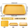 Bandeja Engrosada para Restaurante de Comida Rápida Comercial Bandeja Rectangular de Plástico para Servir para Comedor de Restaurante Plato Especial Antideslizante para Cena Venta al por Mayor