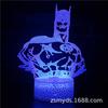 Lámpara de Mesa 3D Serie Jack de Batman Luz LED Regalo Luz de Noche 3D Colorida Control Táctil Luz de Proyección Protección Ocular
