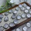 Caja Mágica de Conchas Blancas Naturales Gato Lunar Accesorios para Joyería Talla Base Media de Plata con Fuerte Sentido de la Luz Pulsera DIY, etc.
