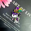 Comer Criativo Macarrão Gato Fantasma Fofo Corte Acrílico Desenho Animado Colorido Padrão Dragão Folha de Acrílico Atacado