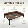 Cama para Cães Yueshang, Cama Pequena para Cachorros, Casa para Cachorros Respirável, Adequada para o Verão e Todas as Estações, Cama Elevada