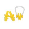 Protetores auriculares de silicone para natação, clipe nasal, suprimentos para protetores auriculares de natação, silicone macio