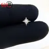 Pendiente Colgante de Aleación de Titanio F136 Estrella Polar de Ocho Puntas Pendientes para Hélice Auricular Piercing Corporal de Titanio G23