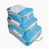 Bolsa de almacenamiento de viaje explosiva de Amazon, bolsa de tres piezas para organizar ropa, bolsa de almacenamiento impermeable compresible, fabricantes, lote