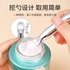 Celebridad de Internet Explosivo Molde de Silicona de Doble Cabezal Cepillo Suave y Duradero No Fácil de Desprender Lengua Cabello Suave Correa Cuchara Excavadora Doble Cabezal Disponible