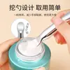 Gecomo Brocha de Silicona Doble Cara para Mascarilla, Paleta Aplicadora y Mezcladora, Brocha para Mascarilla de Cerdas Suaves con Espátula, Herramientas de Belleza al por Mayor