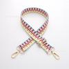 En stock 38MM a rayas versátil nuevo color lona correa de hombro accesorios ajustable engrosado reducción de carga bolso de mujer repuesto correa de bolso