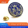 Emblema de metal de fábrica logotipo personalizado emblema de pintura dos desenhos animados emblema de esmalte medalha personalizada lembrança