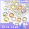 18mm Furo Único Ninho de Pássaro Prensado Cristal de Vidro Contas Soltas Novo DIY Pulseira Colar Acessórios de Joia Prontos para Venda