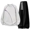 [M-8XL] Traje Deportivo Casual Tallas Grandes Otoño 2026 Sudadera Versátil para Hombre Conjunto Casual de Dos Piezas de Moda para Hombre