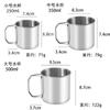 Hervidor de Acero Inoxidable 304 para Exteriores Portátil para Preparar Té Vajilla Apta para Camping Taza de Agua Plegable Hervidor para Hervir al Fuego