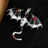 Pulseira Tecida à Mão com Dragão de Esmalte Vintage de Nicho Pulseira de Dragão Cravejada com Diamantes Transfronteiriça Europeia e Americana Joia Versátil Personalizada para Homens