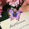 Marcador de Página de Metal Borboleta Clipe de Página de Livro para Estudante Papelaria Infantil Prêmio Gravado Presente Comemorativo Lembrança de Feriado