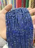 2*4mm Ángulo Recto Azul Marino Corte Recto Ágata Piedra Natural Cuentas Planas Cuentas Espaciadoras Cuentas Sueltas Productos Semi-terminados Accesorios para Joyería DIY