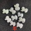 Jade de Mianmar Gema Grau A Pingente do Zodíaco Doze Signos Acessórios de Joias Artesanato de Jade Fabricante Atacado