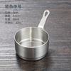Copo de molho de aço inoxidável 304 Copo de molho de bife ocidental Molho para lanche com vinagre Prato com alça Balde de molho para imersão