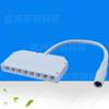 En stock suministro caja de distribución LED adaptador de un punto tres agujeros caja 3 distribuidores 4 1 arrastre 3 acceso de cable base CC