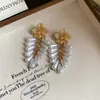 Pendientes de borlas de perlas redondas con diamantes y aguja de plata, otoño e invierno, nuevos pendientes de moda de estilo chino, estilo nacional, pendientes de lujo de alta gama.