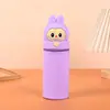 Porta-canetas de Silicone Desenho Animado Estojo Porta-lápis Estilo Fofo Armazenamento Porta-canetas de Alto Valor Estudante Criativo Bolsa de Papelaria Bolsa para Lápis