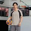 Transpirable Entrenamiento Fitness Holgada Tiro Raglán Manga Corta Unisex Camiseta Deportiva Baloncesto Superior Casual Secado Rápido