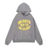 Marca da Moda Estilo Americano High Street Ins Nicho Vintage Antigo Estampa de Letra Solto Moletom com Capuz Masculino e Feminino Outono e Inverno
