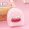 Lindo Feo Lindo Boca Grande Monedero Peluche Dibujo Animado Colgante Audífonos Lápiz Labial Bolsa de Almacenamiento Estudiante Cambio Mini Portátil