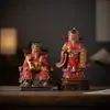 Ornaments do Deus da Riqueza Grande Fortuna Cerâmica Deus da Riqueza Casa Eerating Estátuas de Buda Decoração de Mesa de Escritório Presente de Inauguração