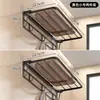 Artefacto de Almacenamiento de Ropa para Baño Estante Plegable sin Taladro para Toallas para Ducha Estante de Almacenamiento de Toallas para Baño
