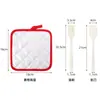 Nuevo Cepillo de Aceite de Silicona Cocina Juego de 3 Piezas Espátula para Crema de Pasteles Cepillo de Aceite Resistente a Altas Temperaturas Tela Plateada Mantel Antiescaldaduras