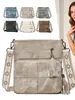 La popular bolsa cuadrada pequeña transfronteriza para mujer de Ice Charm, nuevo estilo vertical moderno y único, bolso cruzado y bolso de hombro casual a la moda