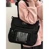Bolsa de Dolor Simple Versátil de Gran Capacidad Versátil Bolsa de Bebé Transparente 20cm Estudiante Femenina Japonesa de Hombro Cruzado Chic
